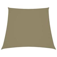 VidaXL Zonnezeil trapezium 2/4x3 m oxford stof beige - thumbnail