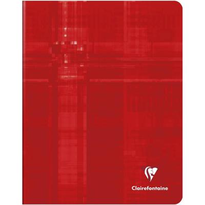 Clairefontaine schrift Metric, ft 16,5 x 21 cm, geruit 5x5 mm, rood