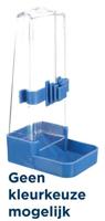 TRIXIE DRINKFLES EN VOERDISPENSER HOEKIG ASSORTI 16 CM 200 ML 4 ST - thumbnail