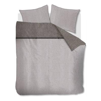 Rivièra Maison Rivièra Maison Walton dekbedovertrek - Lits-jumeaux (240x200/220 cm + 2 slopen) - Katoen - Brown