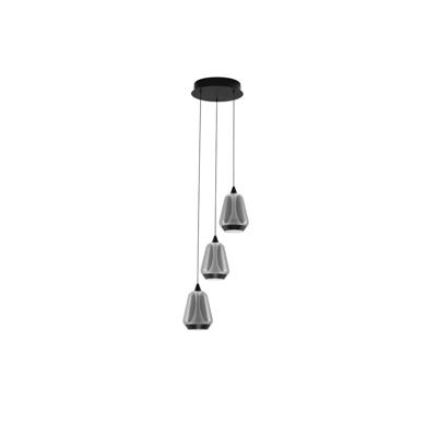 Lyora Design hanglampAlish 3-lichts smoke glas - 9416967