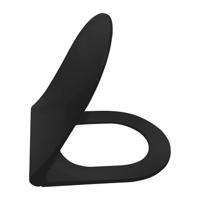 Closetzitting BWS Venezia Quick Release en Softclose Mat Zwart - thumbnail