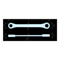 Facom ratelsleutels e-torx e6xe8 - 464TX.6X8 - thumbnail