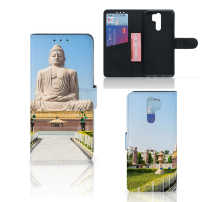 Xiaomi Redmi 9 Flip Cover Boeddha Xiaomi Redmi 9 Flip Cover Boeddha