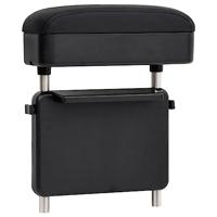 VidaXL Armsteun universeel 23x8x(30-38) cm abs zwart - thumbnail