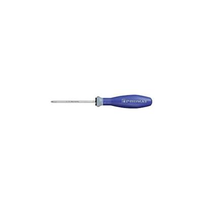 Promat/Tecwerk Schroevendraaier | maat T 10 klinglengte 80 mm | 3-componentengreep | ronde kling - 4000827095