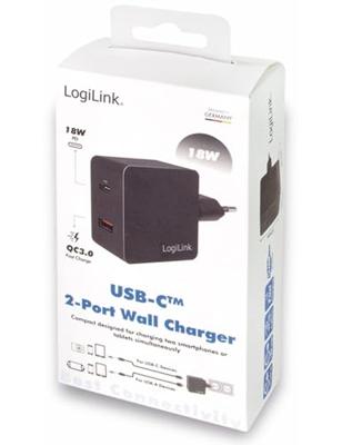 LogiLink PA0220 oplader voor mobiele apparatuur Binnen Zwart