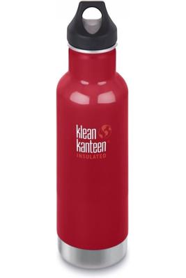 Klean Kanteen Classic Insulated Loop Cap 591ml - Mineral Red