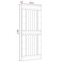 VidaXL Deur narvik 85x210 cm massief grenenhout - thumbnail