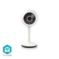 Nedis WIFICI06CWT Smartlife Camera Voor Binnen Wi-fi 1920x1080 Cloud Opslag (optioneel) / Microsd (niet Inbegrepen) Nachtzicht Android™ / Ios Wit - thumbnail