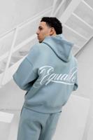 Equalité Yuki Oversized Scuba Full Zip Hoodie Heren Lichtblauw - Maat S - Kleur: Lichtblauw | Soccerfanshop - thumbnail