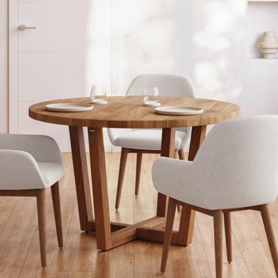 Kave Home Ronde Eettafel 'Nahla' Acaciahout, 120cm