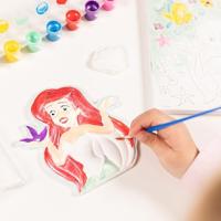 Intro Disney princess totum knutselset 3d canvas prinses schilderijtje maken van ariel - thumbnail