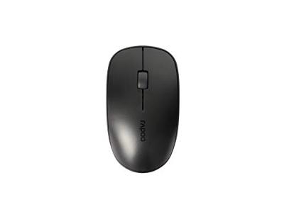Rapoo M200 Silent Multi-mode Draadloze Muis Muis Zwart - thumbnail