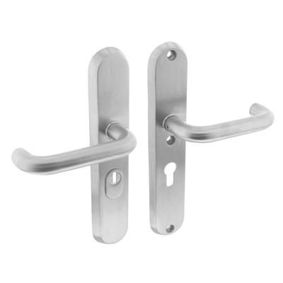 Intersteel Veiligheidsbeslag SKG3 geveerd kruk/kruk PC55mm met kerntrekbeveiliging - RVS
