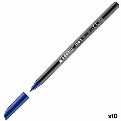 Fineliner edding 1200 003 fijn blauw | 10 stuks