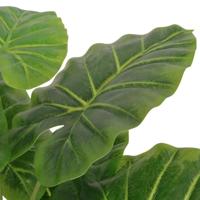 VidaXL Kunst taro plant met pot 45 cm groen - thumbnail
