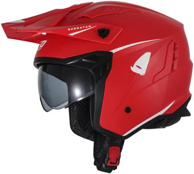 UFO PLAST "sheratan" jethelm helmet sheratan s matt red