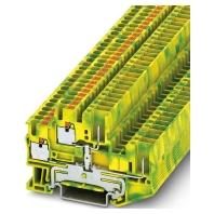 Phoenix Contact 3210897 Randaardeleidingklem 2-etages 5.2 mm Snelaansluiting Groen, Geel 50 stuk(s)