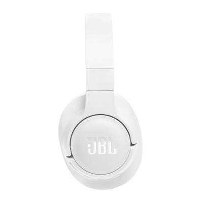 JBL Tune 720BT draadloze on-ear koptelefoon in wit - Met JBL Pure Bass Sound, Bluetooth 5.3, handsfree bellen, audiokabel en 76 uur batterijduur