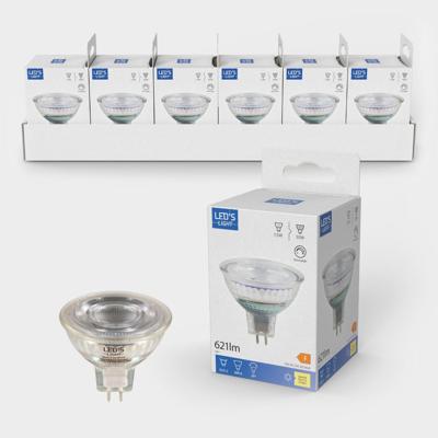 LED&apos;s Light LED lamp met GU5.3 fitting - Dimbaar warm wit - 7W vervangt 50W - MR16