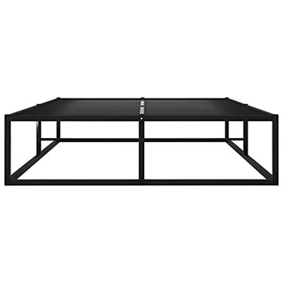 Bedframe metaal zwart 120x200 cm