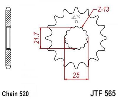 ESJOT Sprocket 520 16z standard