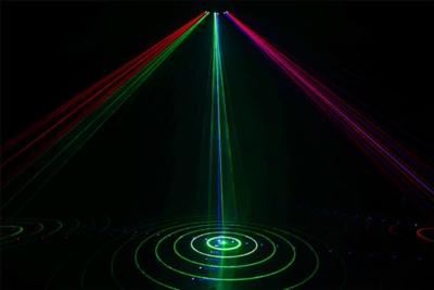 Algam Lighting Spectrum Six RGB laser met 6 bundels 260mw Algam Lighting Spectrum Six RGB laser met 6 bundels 260mw