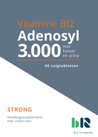 B12 Adenosyl 3.000 met Folaat - 60 tabletten - thumbnail