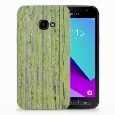 Samsung Galaxy Xcover 4 | Xcover 4s | Bumper Hoesje | Green Wood