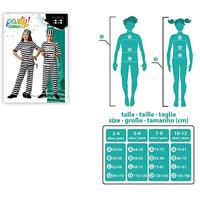 Kostuums voor Kinderen Multicolour Gevangene Maat 3-4 Jaar - thumbnail