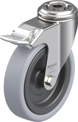 Blickle LKRXA-VPA 126G-FI Zwenkwiel met rem Wieldiameter: 125 mm Draagvermogen (max.): 120 kg 1 stuk(s)