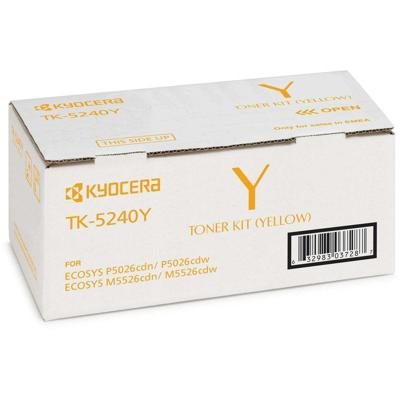 Kyocera toner TK-5240, 3.000 pagina's, OEM 1T02R7ANL0, geel