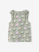 T-shirt zonder mouwen saliegroen - thumbnail