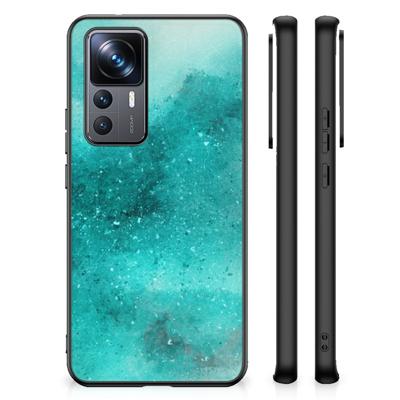 Kleurrijke Telefoonhoesje Xiaomi 12T | 12T Pro Painting Blue