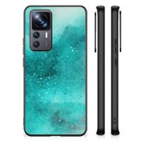 Kleurrijke Telefoonhoesje Xiaomi 12T | 12T Pro Painting Blue - thumbnail
