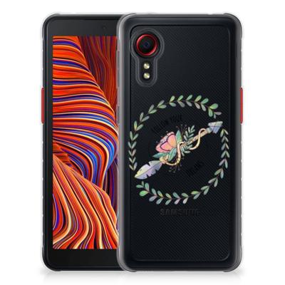 Samsung Galaxy Xcover 5 Telefoonhoesje met Naam Boho Dreams Samsung Galaxy Xcover 5 Telefoonhoesje met Naam Boho Dreams