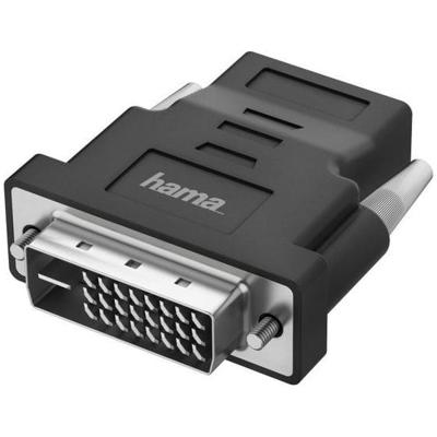 Hama Adapter DVI naar HDMI, Ultra-HD 4K Optische kabel Zwart Hama Adapter DVI naar HDMI, Ultra-HD 4K Optische kabel Zwart
