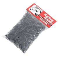 VidaXL Haarelastiekjes paard 500 st silicone zwart - thumbnail