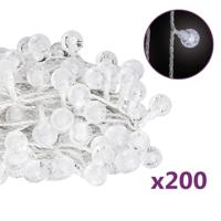 VidaXL Lichtsnoer met 200 led's 8 functies koudwit 20 m - thumbnail