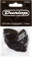 Dunlop Nylon Standard 1.00mm 12-pack plectrumset zwart - thumbnail