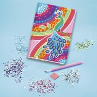 Intro Totum diamond painting dagboek - pauw - thumbnail