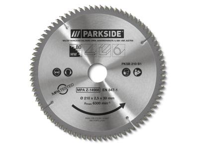 PARKSIDE Cirkelzaagblad Ø210 mm (80 tanden)