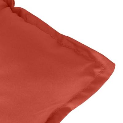 VidaXL Tuinbankkussens 2 st 120x50x7 cm stof gemêleerd rood