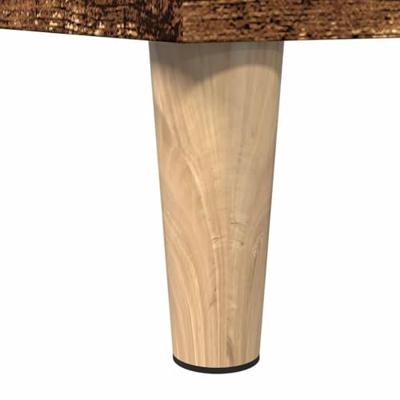 Badkamerkast 30x30x190 cm bewerkt hout oud houtkleurig