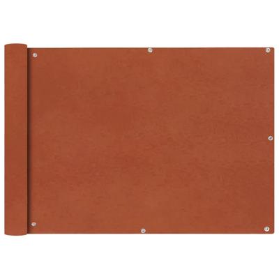 VidaXL Balkonscherm oxford textiel 75x600 cm terracotta