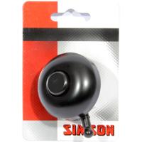 Simson fietsbel race zwart op kaart - thumbnail