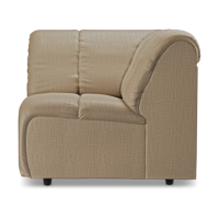 HKliving Wave bank corner Pure Earth - thumbnail