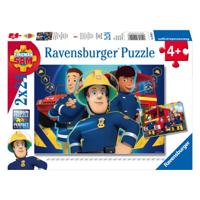 Ravensburger Brandweerman Sam puzzels Sam helpt je uit de brand - 2 x 24 stukjes - thumbnail