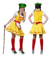 Tiroler outfit babet geel - thumbnail